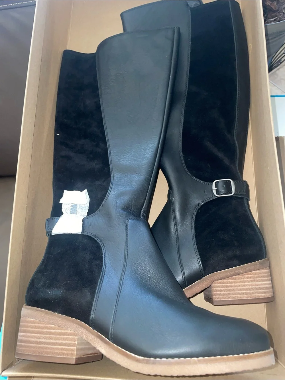 Black Knee-High Women's Riding Boots